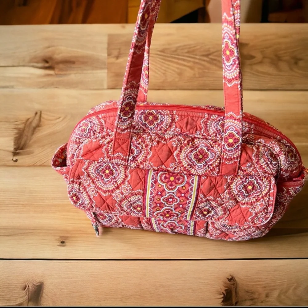 Vera Bradley Diaper Bag, Orange Paprika Print‎